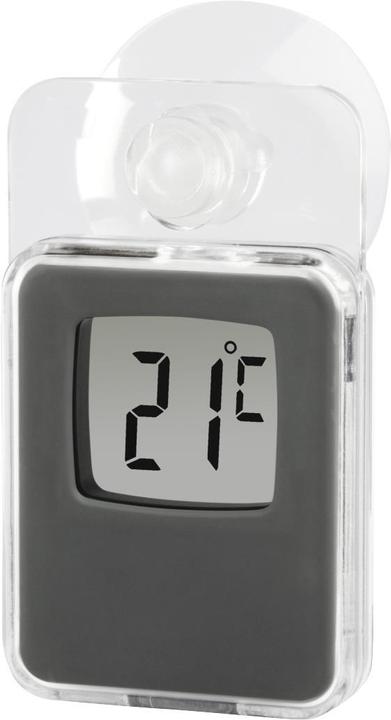 Immagine prodotto Hama Termometro da finestra per interni ed esterni, digitale, 7,5 x 4,6 cm, grigio