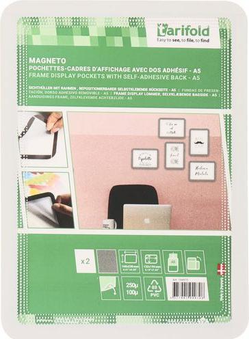 Actual product image Tarifold Djois frame 194970 PP, PVC, transparent (A5)