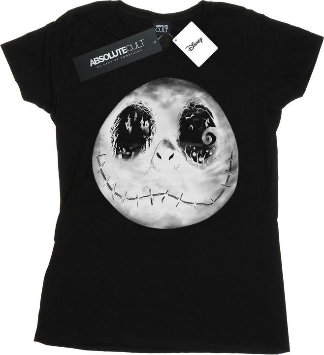 Image du produit Disney - T-shirt NIGHTMARE BEFORE CHRISTMAS JACK MOON FACE - Femme (L)