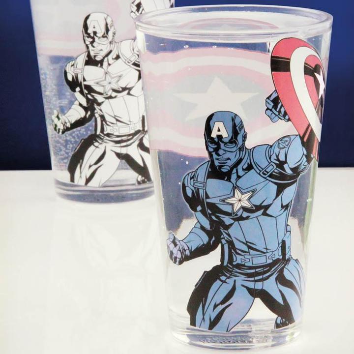 Actual product image Paladone Products Captain America glass