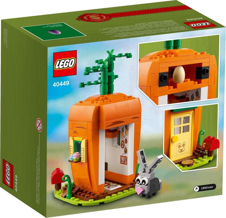 Immagine prodotto LEGO Casa della carota del coniglietto di Pasqua (40449, Set LEGO rari)