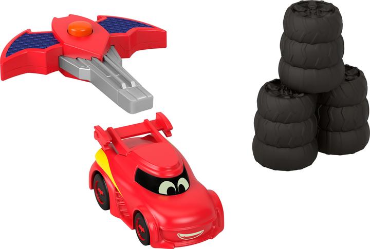 Actual product image Fisher-Price Batwheels Key Car Racer Redbird