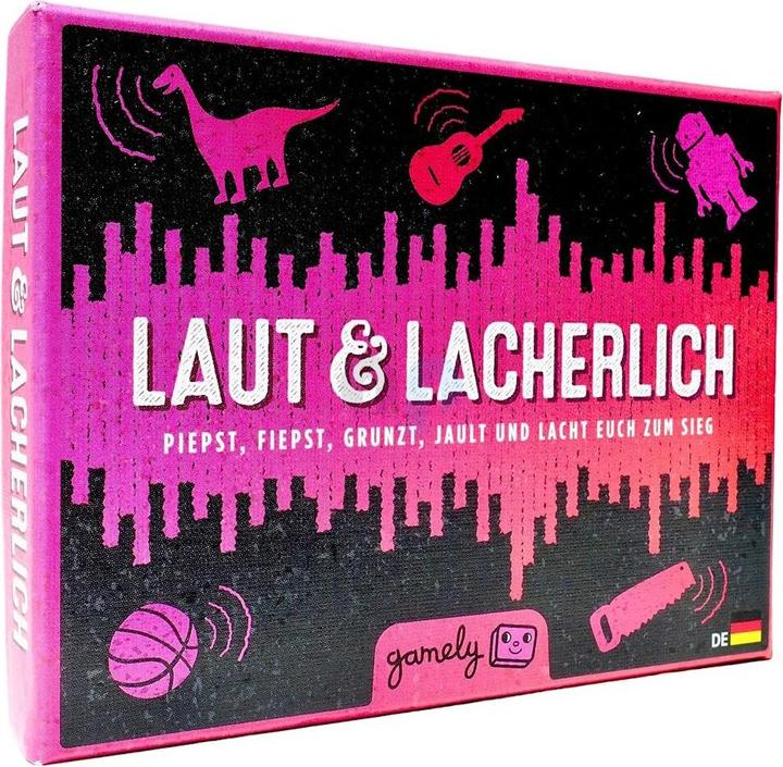 Actual product image Gamely LAUT & LAECHERLICH - Beeps, squeaks, grunts, howls and laughs your way to victory (German)