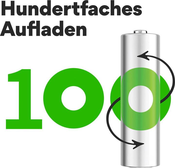 Image du produit GP Batteries Rechargeur de batterie (8 pcs, AA, 2100 mAh)