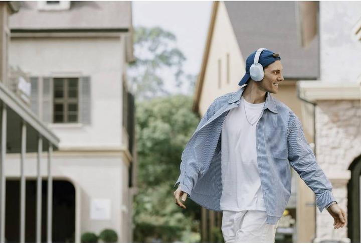 Actual product image OneOdio Handy Over Ear Kopfhörer Bluetooth® Blau Noise Cancelling (ANC, 75 h, Wireless)