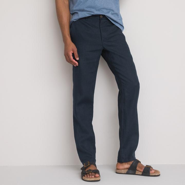 Actual product image La Redoute Collections Linen trousers (46)