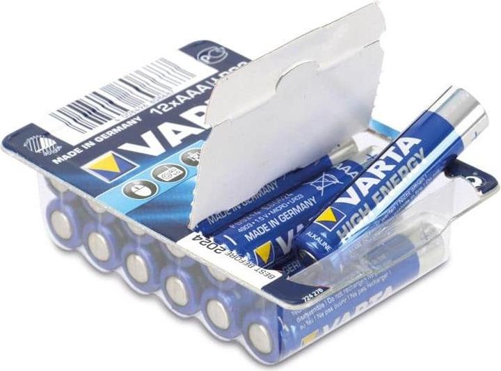 Immagine prodotto Varta Scatola di alimentazione LONGLIFE (12 pz., AAA, 1260 mAh)