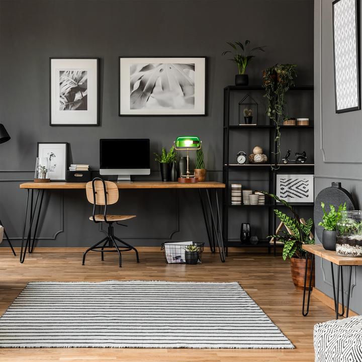 Image du produit Relaxdays Lampe banquier, verte