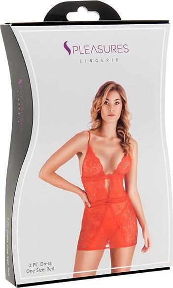 Actual product image S Pleasures Dress Lace Floral (One size)