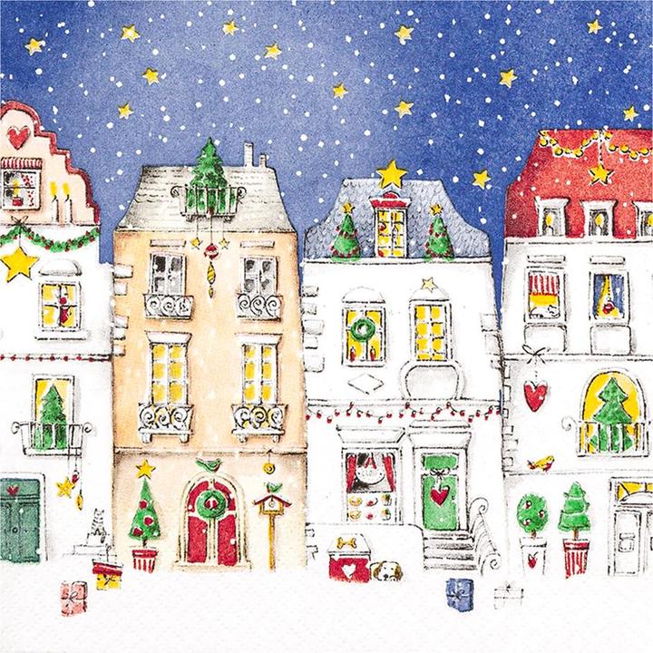 Actual product image Home Fashion Winter Village (20 x, 33 x 33 cm)