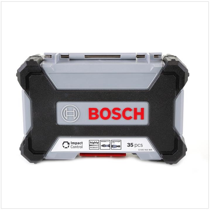 Actual product image Bosch Professional Zubehör Pick and Click Multi Construction Drill and Impact Control Screwdriver bit set (Hexagon socket TX M20, Hexagon socket TX M30, Hexagon socket TX M15, Hexagon socket TX M25, Hexagon socket TX M40, Cross Phillips PH M1, Cross Phillips PH M2, Cross Pozidriv PZ M2, Cross Phillips PH M3, Cross Pozidriv PZ M3)