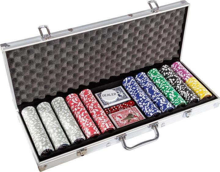 Produktbild Games Planet Pokerkoffer, 1000 Laserchips, Aluminium