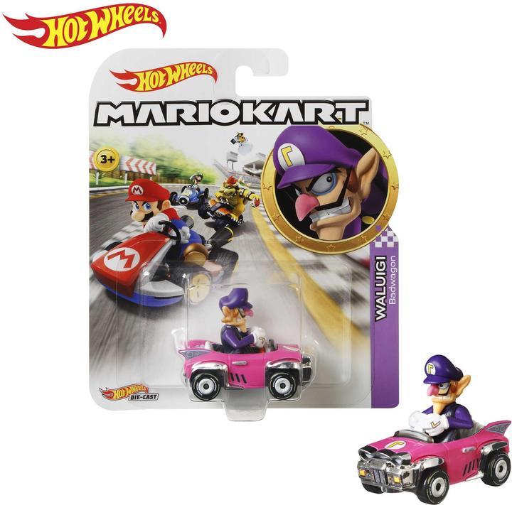 Hot Wheels Mario Kart Replica Die-Cast Assorted