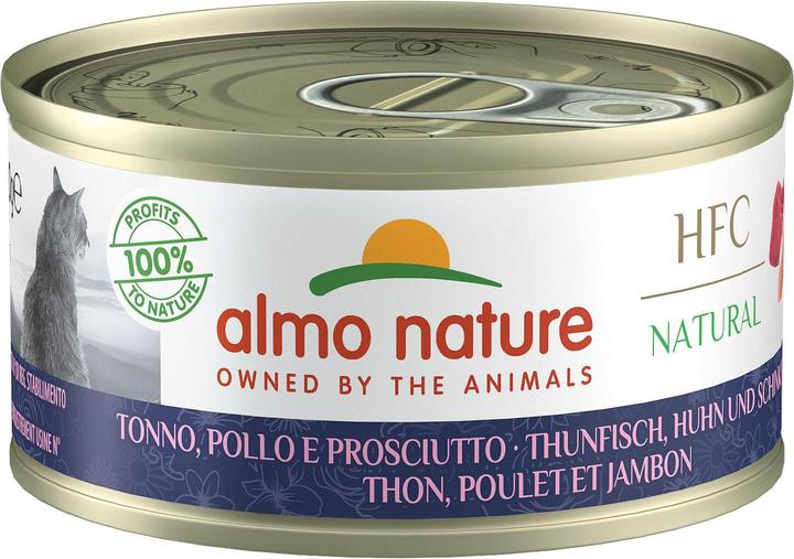 Actual product image Almo Nature HFC Cuisine Cat Tuna, Chicken & Ham (Adult, 1 pcs., 70 g)