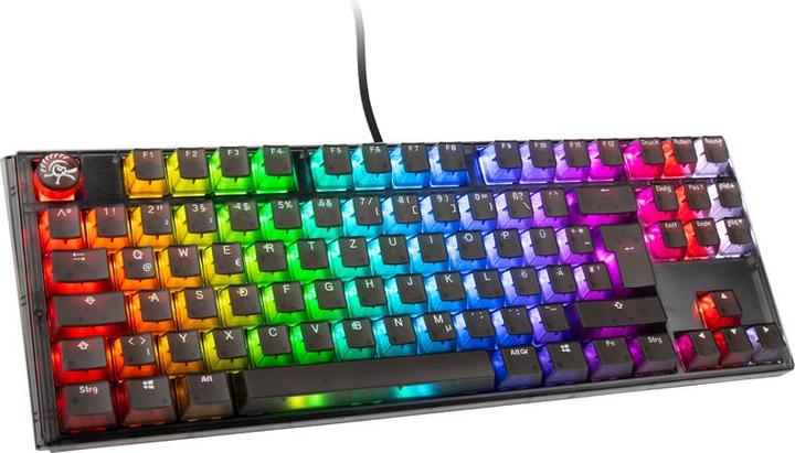 Ducky One 3 Aura Black TKL Gaming Tastatur, RGB LED - Kailh Jellyfish Y (DE, Kabelgebunden)