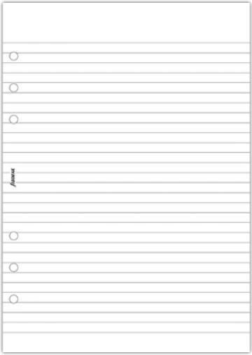 Produktbild Filofax Filof.A5 Notizblock Lin.Weiss (A5, Kein Einband)