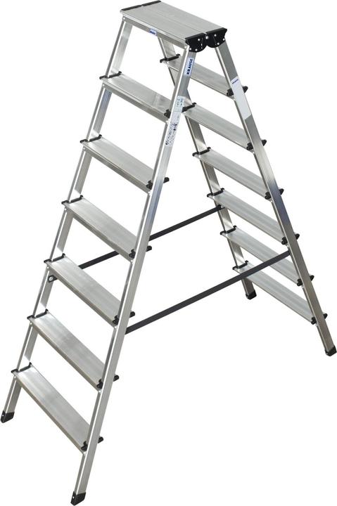 Productafbeelding Krause Aluminium dubbele trapladder (Trapladder, 165 cm)