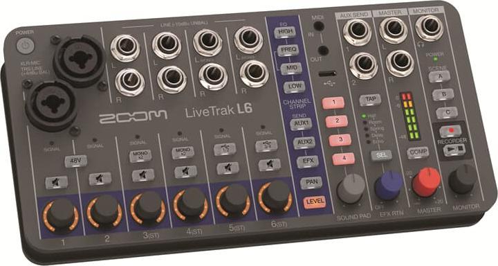 Actual product image Zoom LiveTrak L-6 (Studio- and Livemixer)