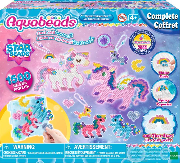 Actual product image Aquabeads AQB Mystical Unicorn Craft Set