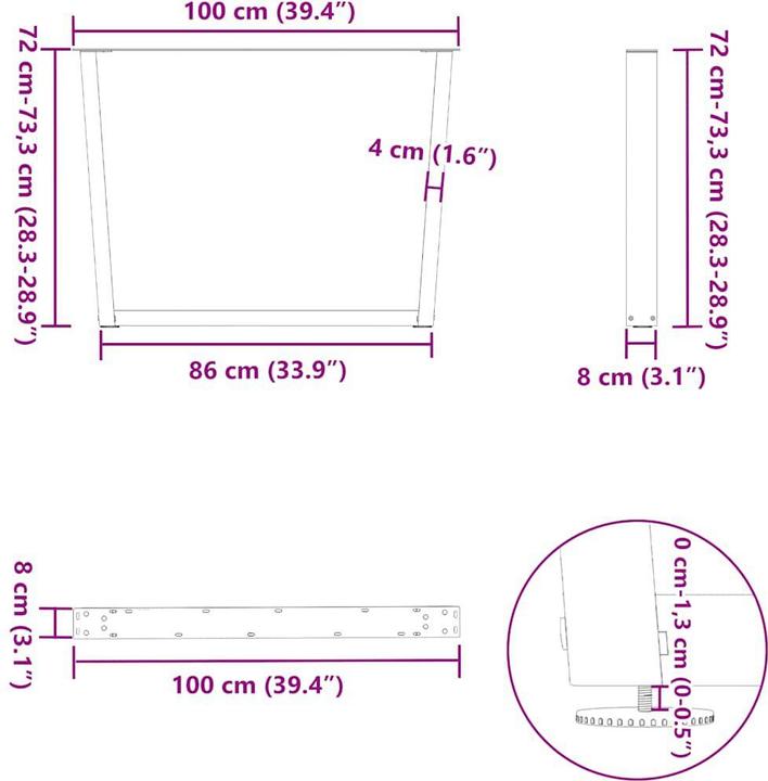 Produktbild VidaXL Yi Qi