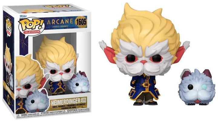 Actual product image Funko Arcane - 1605 - Heimerdinger & Poro Television