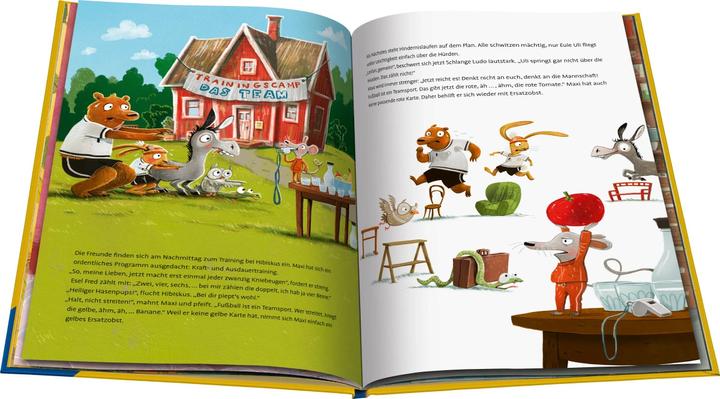 Actual product image Ravensburger Hase Hibiskus und die Fussball-Waldmeisterschaft (German, Andrew King, 2024)
