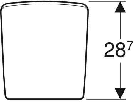 Produktbild Geberit Urinal-Deckel PAREO