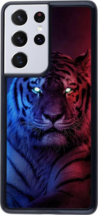 Produktbild PhoneLook Hülle Tiger Blue Red (Samsung Galaxy S21 Ultra 5G)