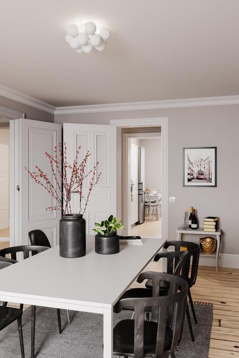 Image du produit By Rydens Grand plafonnier Ø30 Matt White (G9)