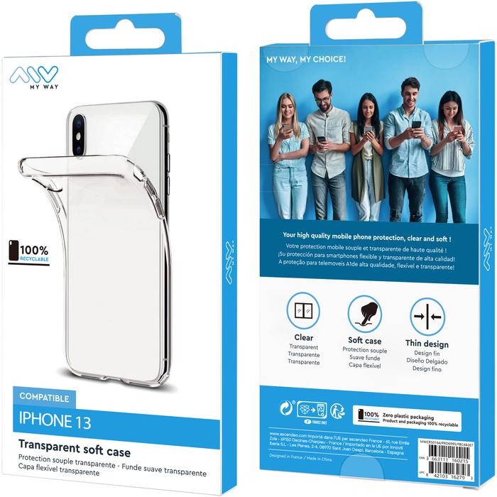 Produktbild My Way Myway Coque Souple Transparente Iphone 13 (Apple iPhone 13)