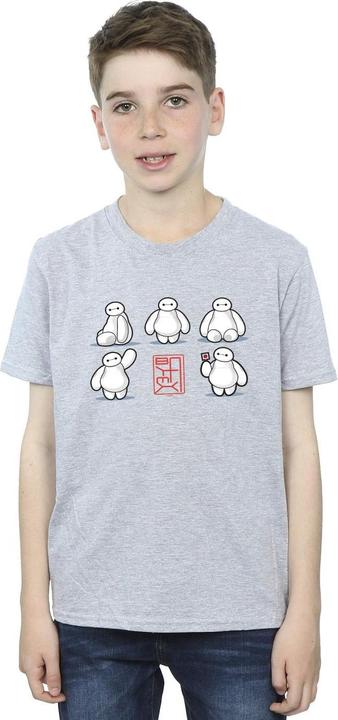 Actual product image Disney Boys Big Hero 6 Baymax Many Poses T-Shirt (140, 146)