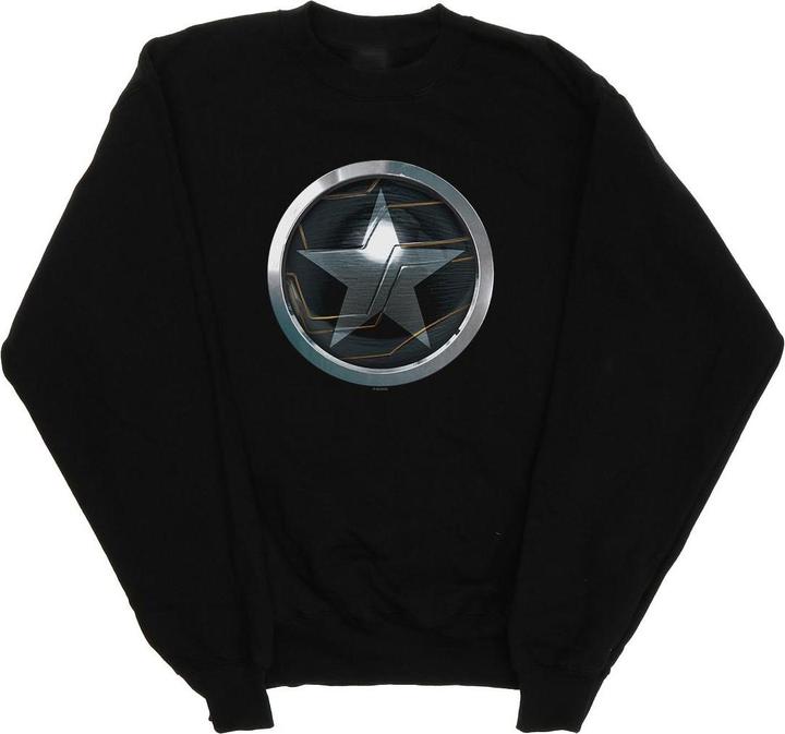 Actual product image Boys The Falcon And The Winter Soldier Chest Star Sweatshirt (116)