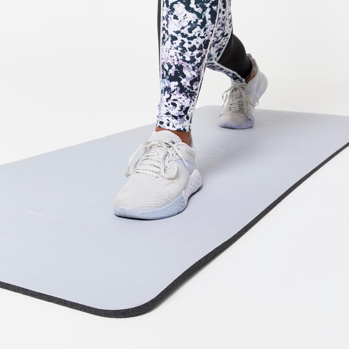 Actual product image Domyos Exercise mat 170 cm × 58 cm × 10 mm - 900 black/grey (10 mm)