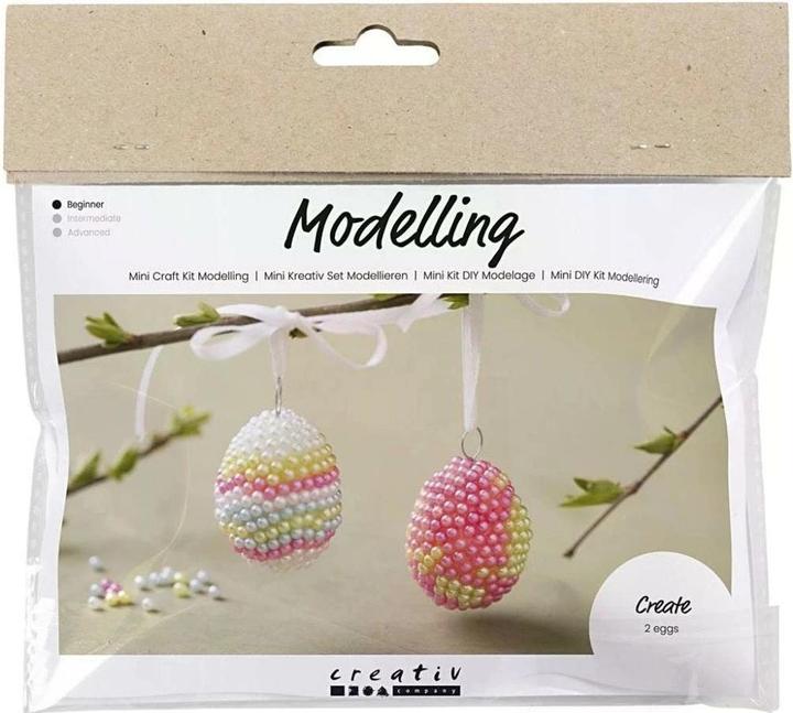 Actual product image Creativ Company Modelling set Easter eggs pastel colours