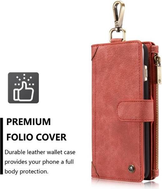 Produktbild Caseme Schlankes Leder Etui mit Portemonnaie (Apple iPhone 6s Plus, Apple iPhone 6 Plus)