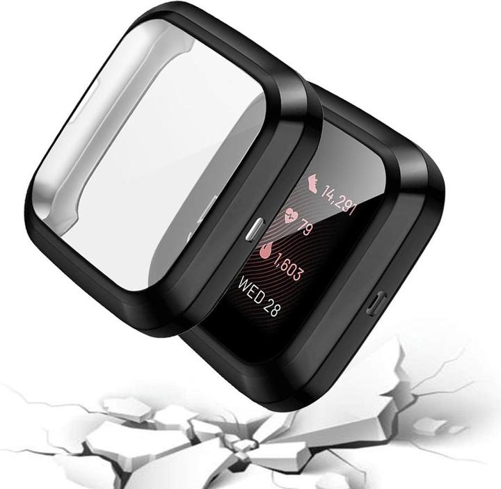 Image du produit Cover-Discount Fitbit Versa 2 - Étui de protection en caoutchouc noir