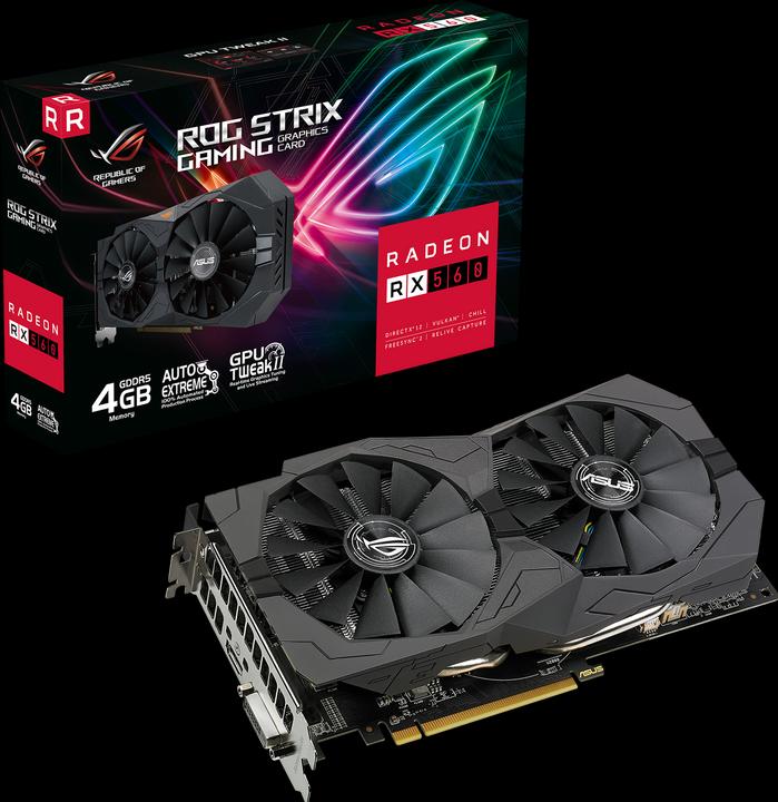 Produktbild ASUS ROG STRIX Radeon RX560 V2 GAMING (4 GB)