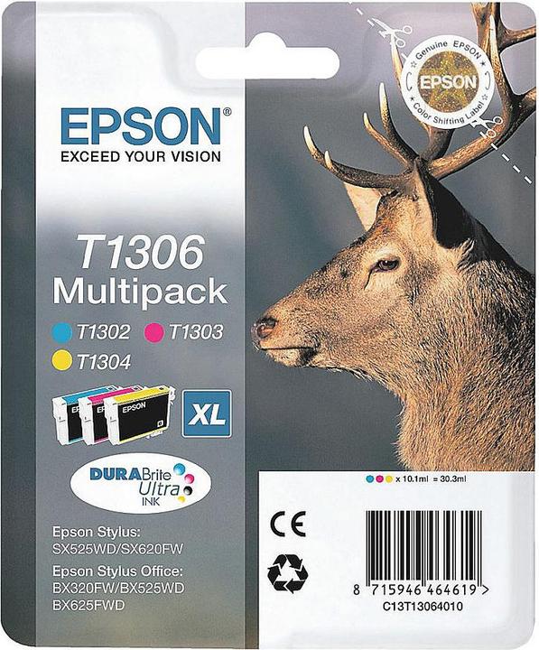 Actual product image Epson T1306 DuraBrite Ultra (M, Y, C)