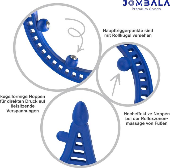 Produktbild Jombala Triggerpunkt Massagegerät mit rotierenden Stahlkugeln zur Reflexzonenmassage
