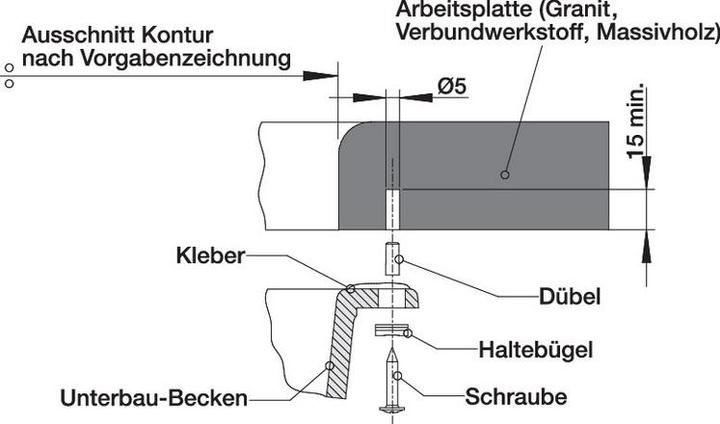 Produktbild Blanco SUBLINE 500-U (Unterbauspüle, 53 cm, 46 cm)