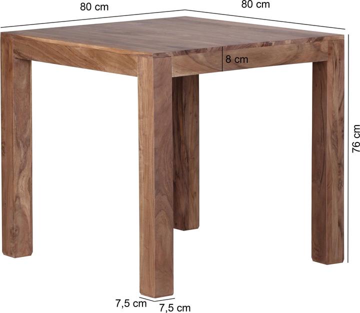 Immagine prodotto FineBuy Zoe (80 x 80 x 76 cm)