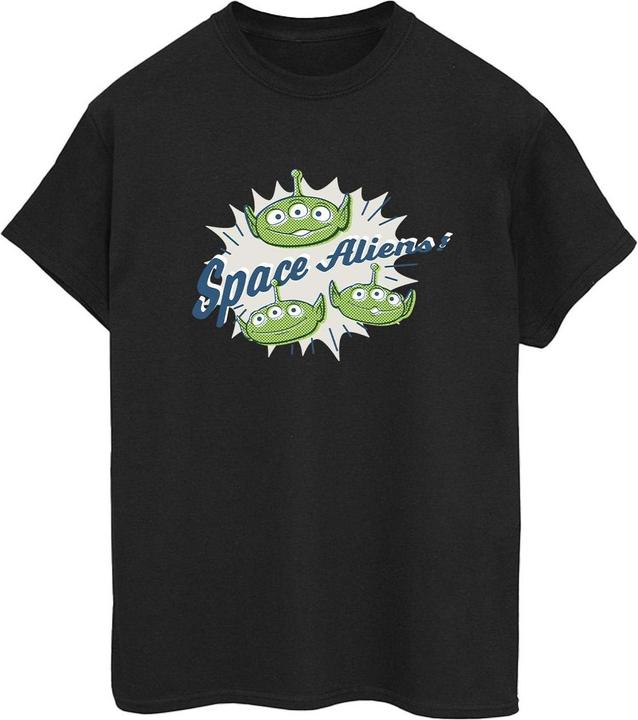 Actual product image Disney Womens/Ladies Toy Story Aliens Cotton Boyfriend T-Shirt (4XL)