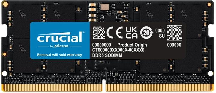 Image du produit Crucial CT16G48C40S5 (1 x 16GB, 4800 MHz, RAM DDR5, SO-DIMM)