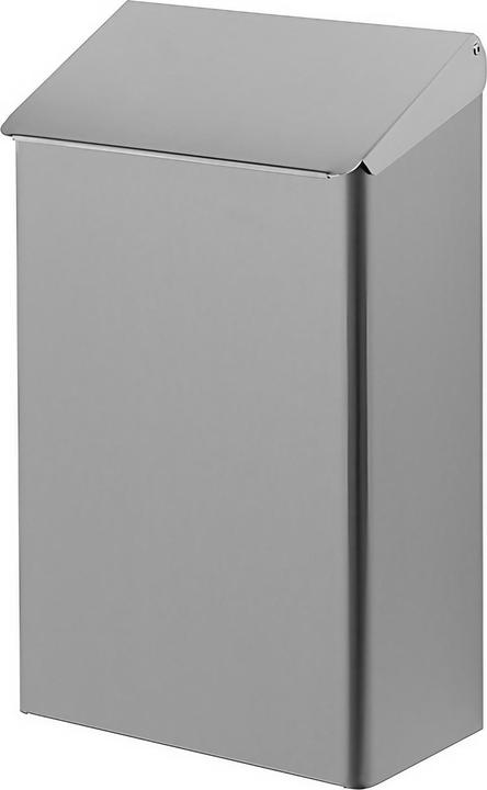 Actual product image Valera Dutch Bins stainless steel waste bin 7 litres with lid suitable for wall mounting (7 l)