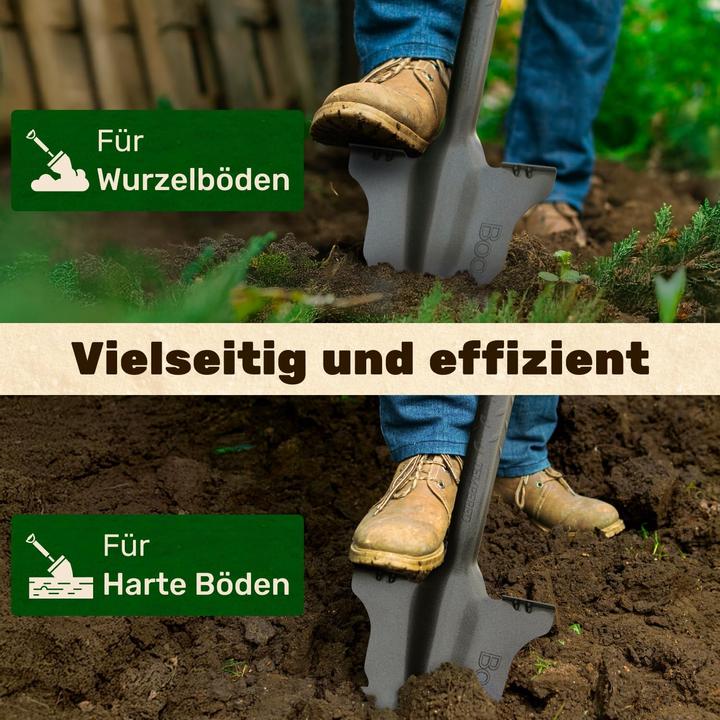 Image du produit BoomDing Wurzelspaten mit Wurzelsäge und ergonomischem Griff