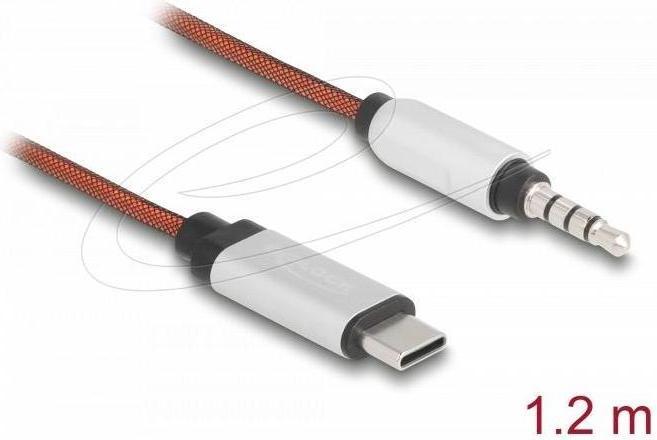 Actual product image Delock AUX Kabel USB Type-C Stecker zu Klinkenstecker 3,5 mm (1.20 m, USB)