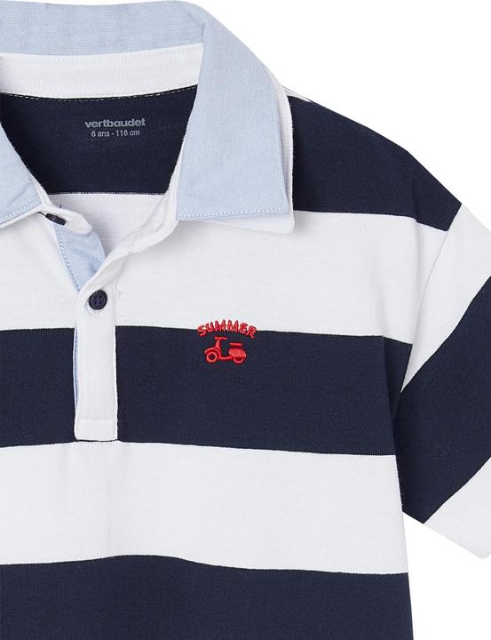 Produktbild Vertbaudet Kinder Poloshirt mit Doppelkragen, Recycling-Baumwolle (92)