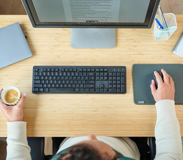 Produktbild Trust Ody Ii Wireless Keyboard De (DE, Kabellos)