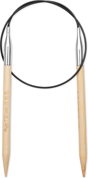 Prym Ago per lavorare a maglia circolare BAMBOO 7,00 mm, 60 cm