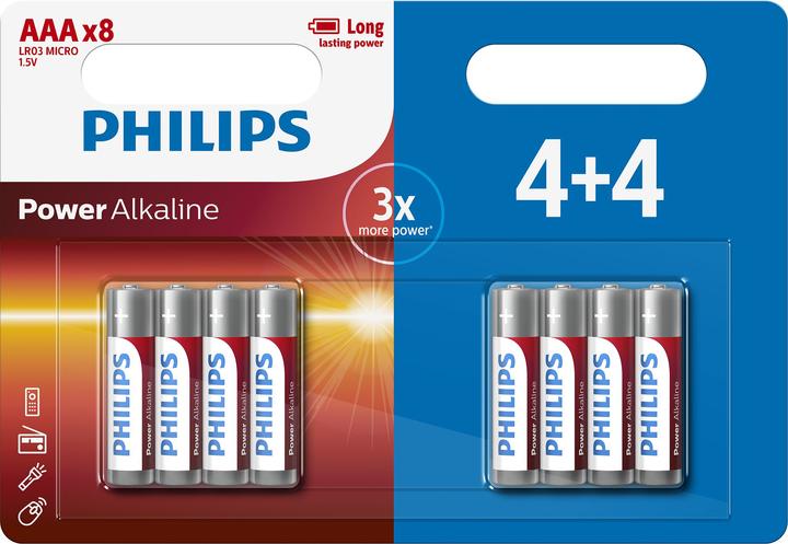 Produktbild Philips Power Alkaline AAA (8 Stk., AAA)